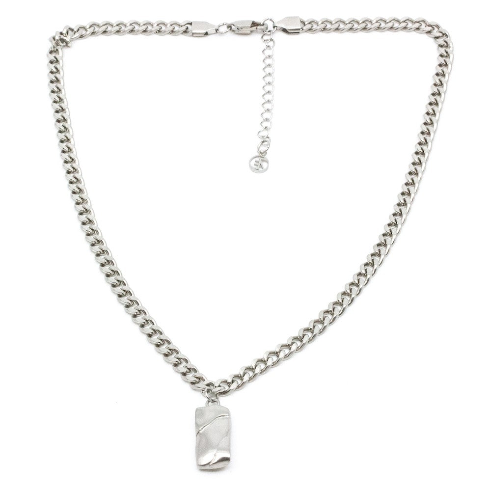 Chunky Mountain Halsband 45cm Silver Silver