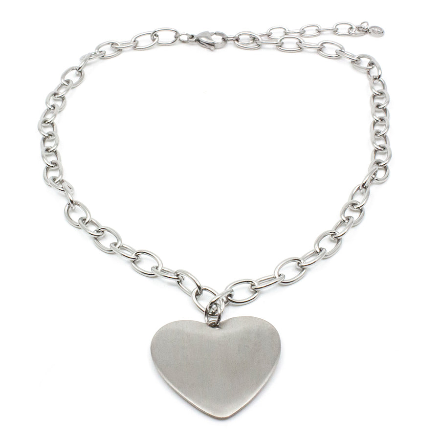 Love Yourself Halsband 42cm Silver
