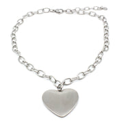 Love Yourself Necklace 42cm Silver