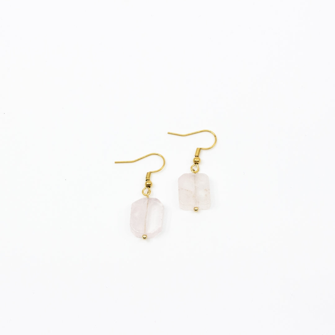 Rose Quartz Earrings