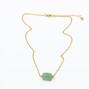 Green Jade Halsband 42cm