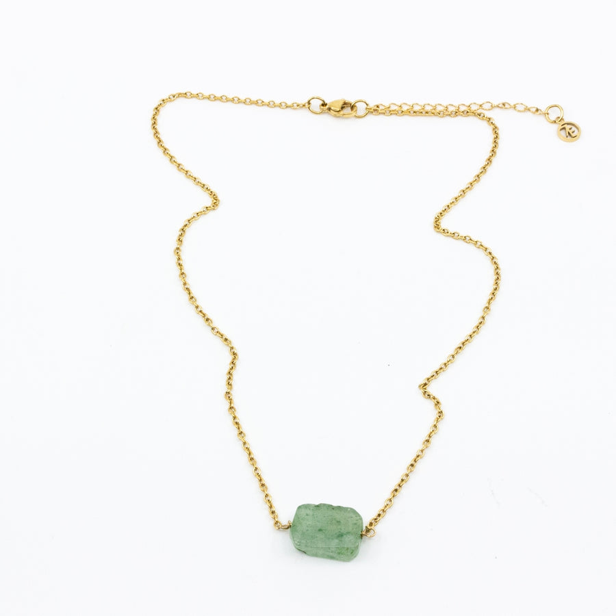 Green Jade Halsband 42cm