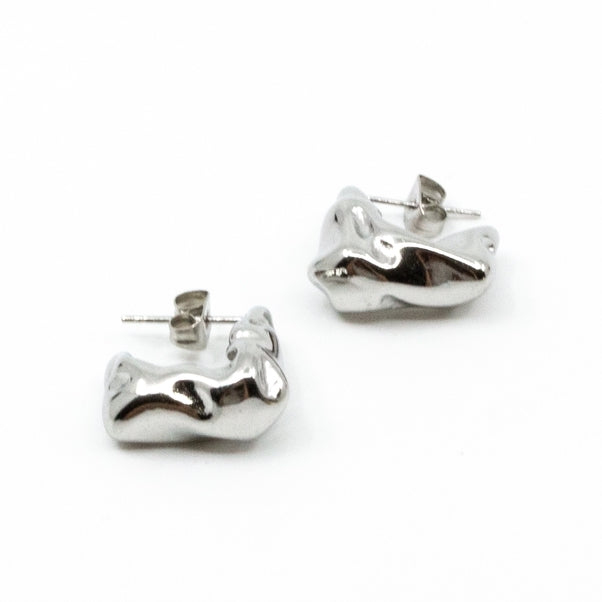 Waves Earrings Silver