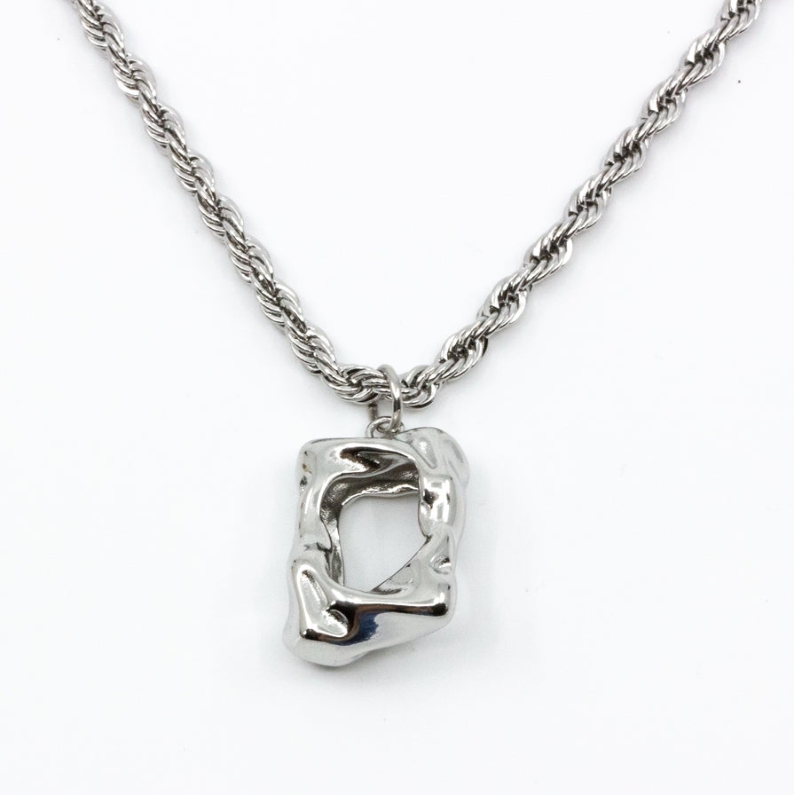 Waves Necklace Silver