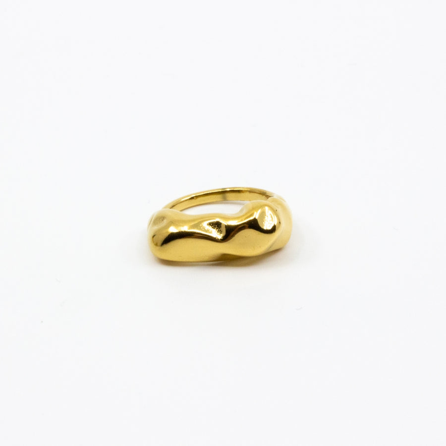 Waves Ring Gold