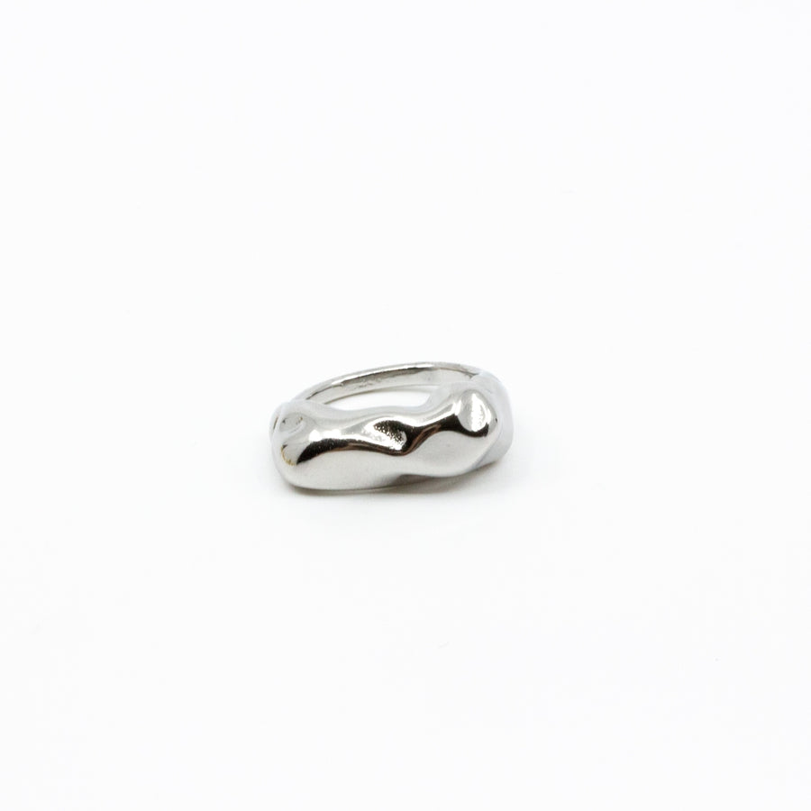 Waves Ring Silver