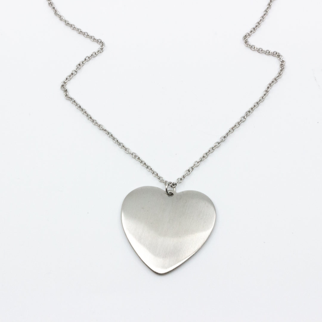 Love Yourself Necklace 90cm Silver