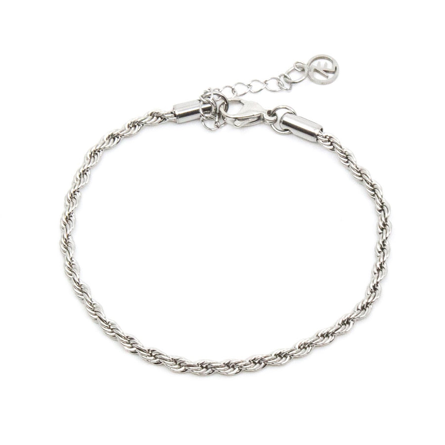 Rope Armband Silver