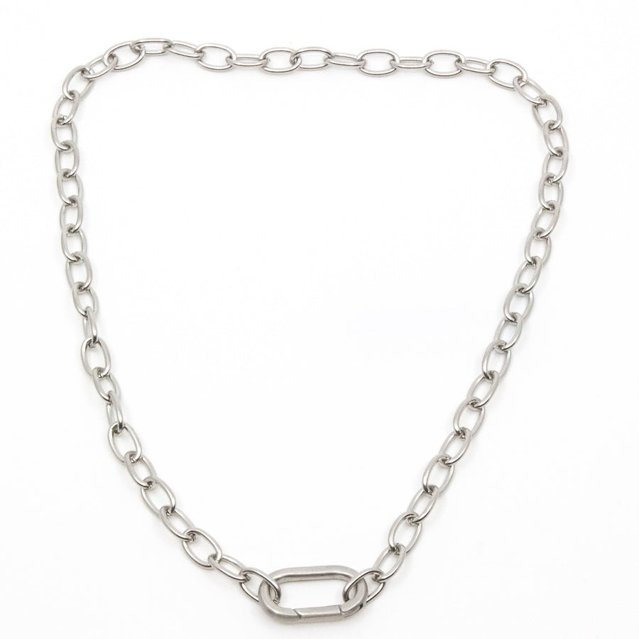 Clasp Halsband Silver