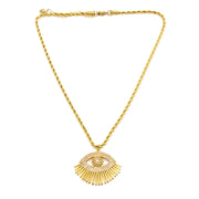 Eye Gazing Halsband Rosa Guld