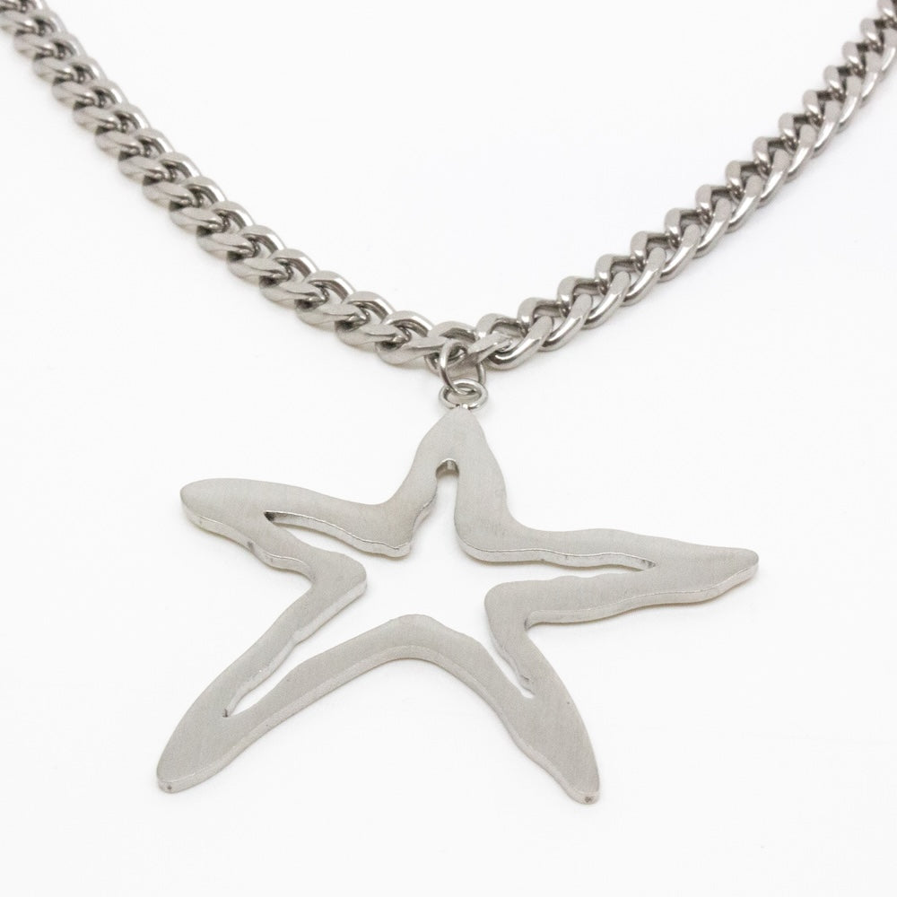 Starfish Halsband Silver