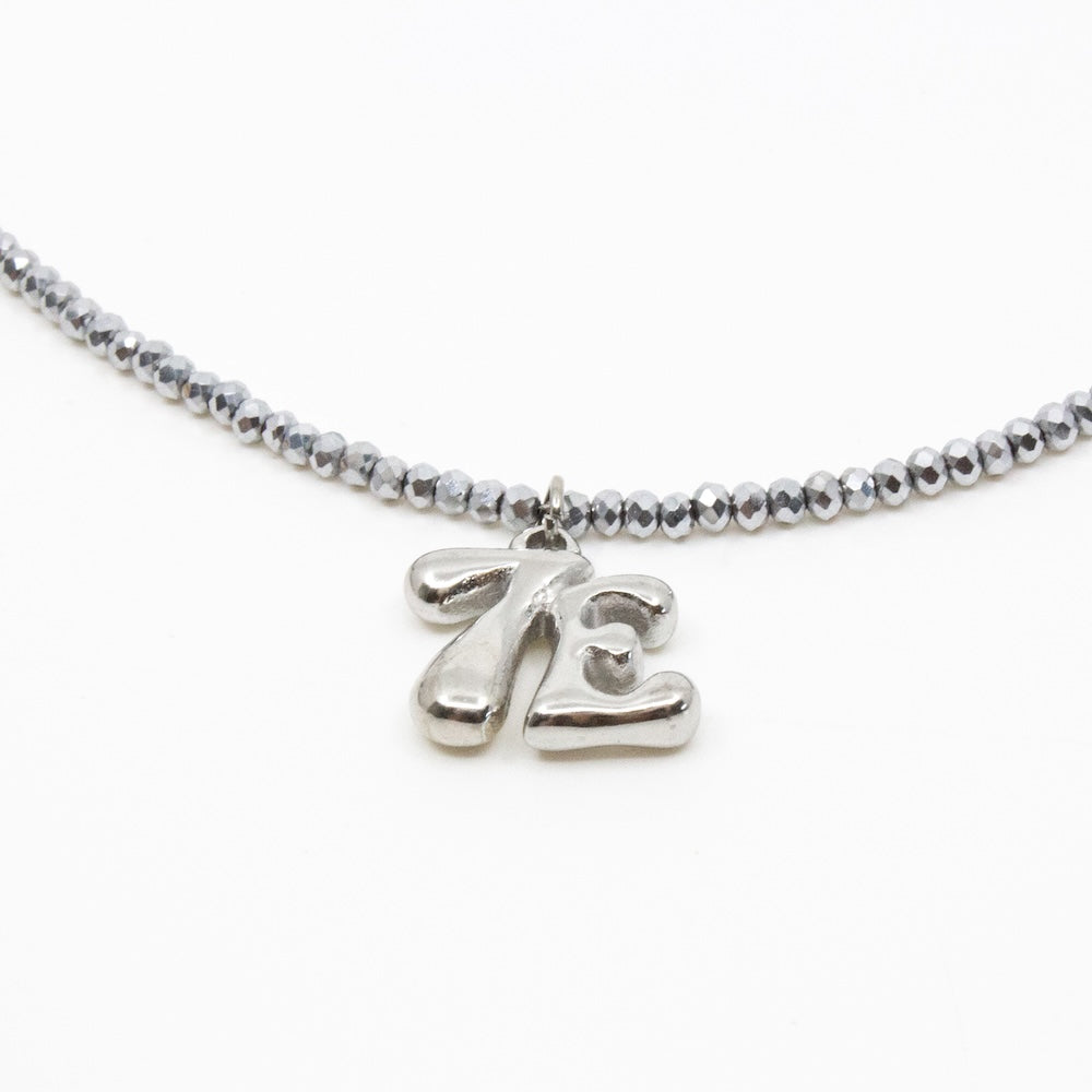 Retro Sparkling 7E Halsband Silver