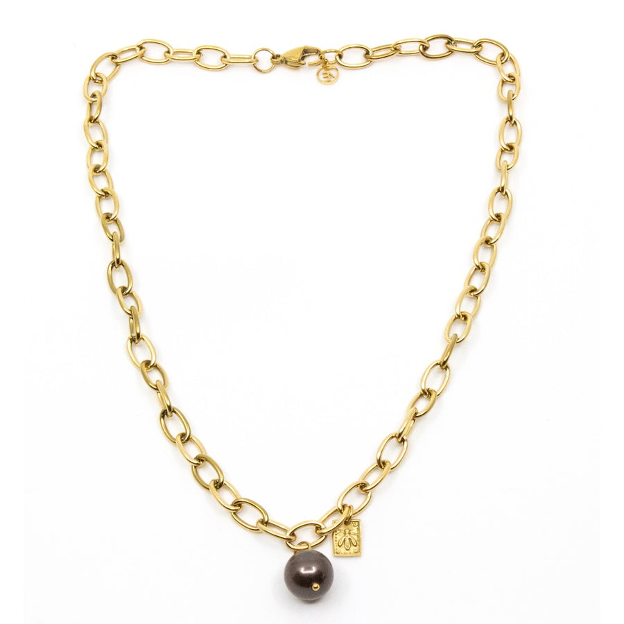 Ball Halsband 45cm Brun