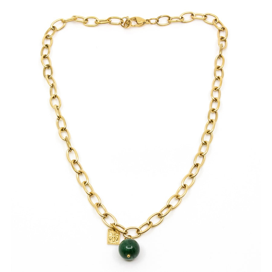 Ball Halsband 45cm Grön