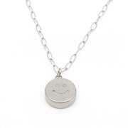 Smile Halsband 45cm Silver