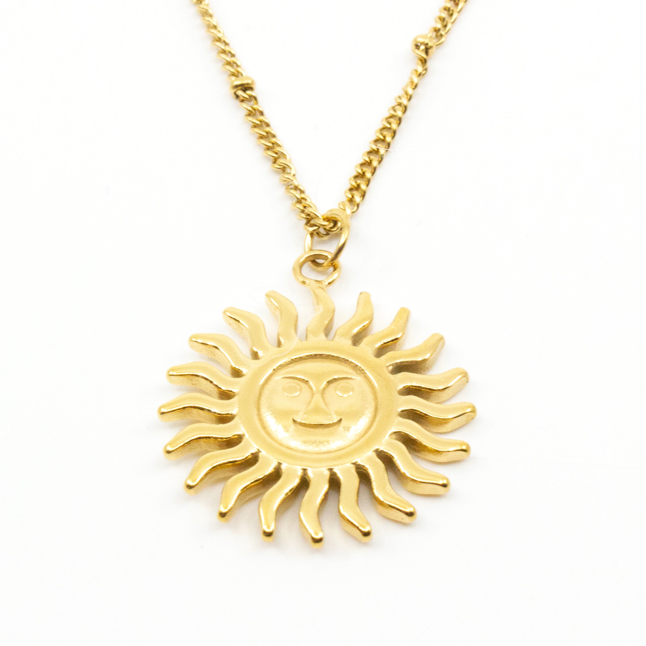 Sunburst Halsband Guld
