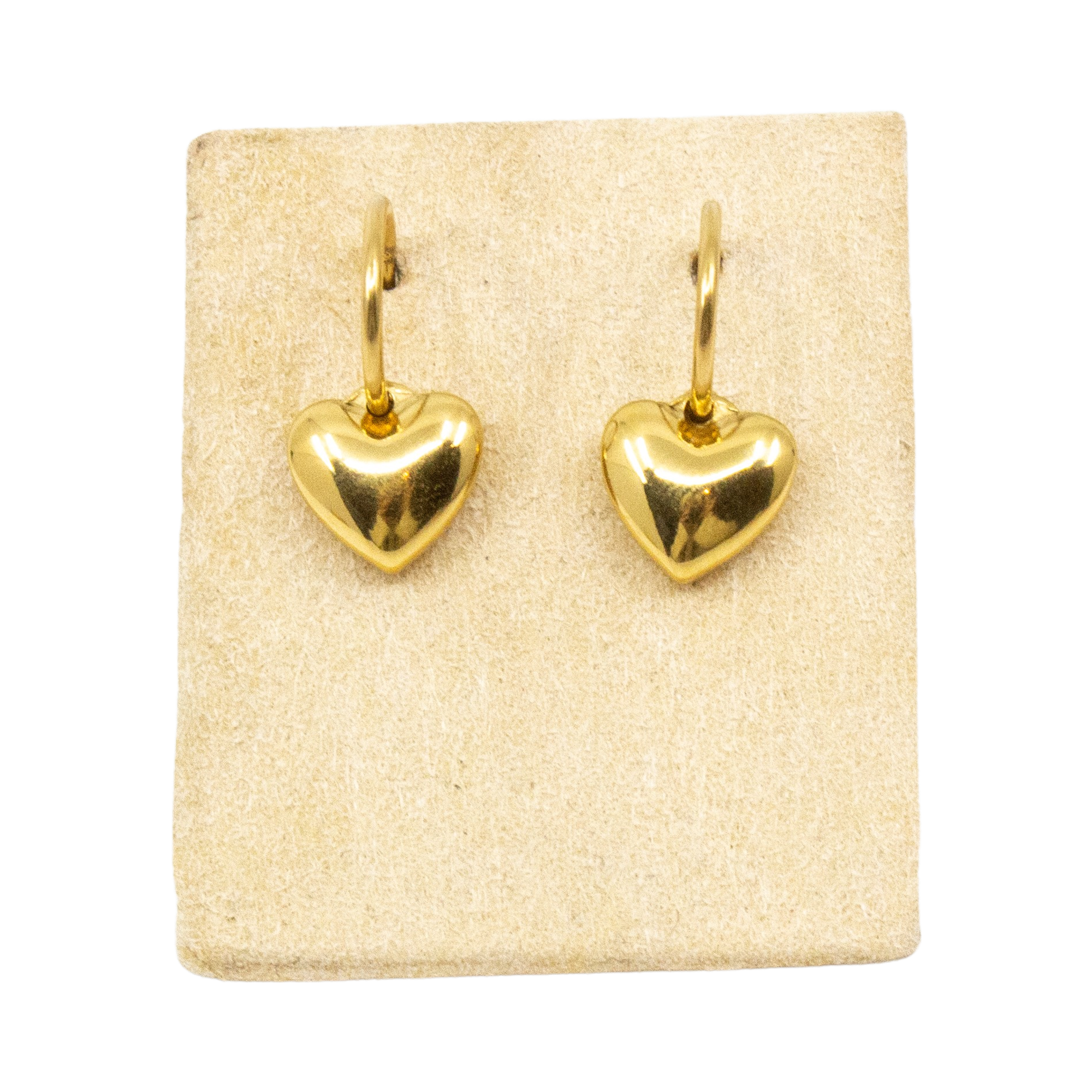 Classic Heart Örhänge Guld