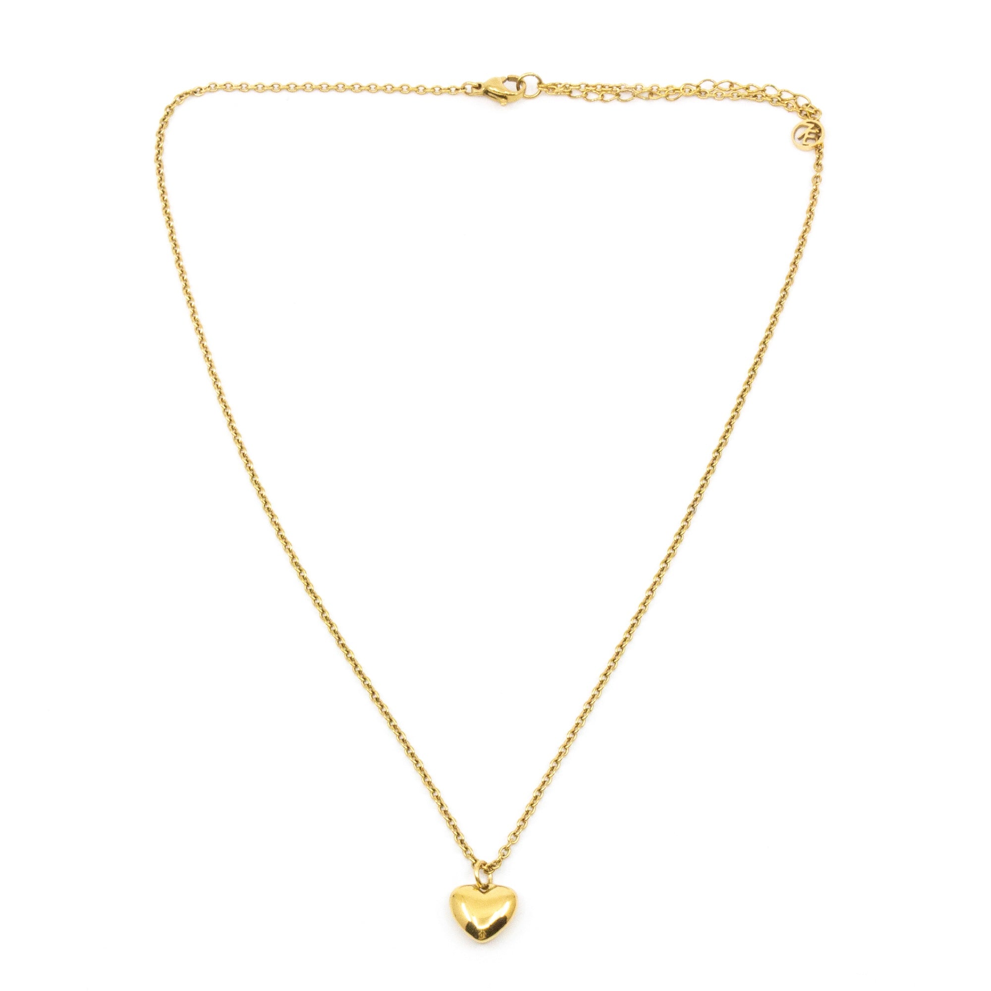 Classic Heart Halsband Guld
