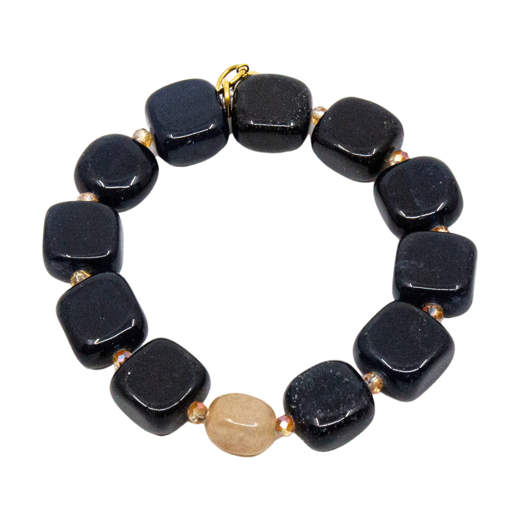 Soft Cube Armband Blå