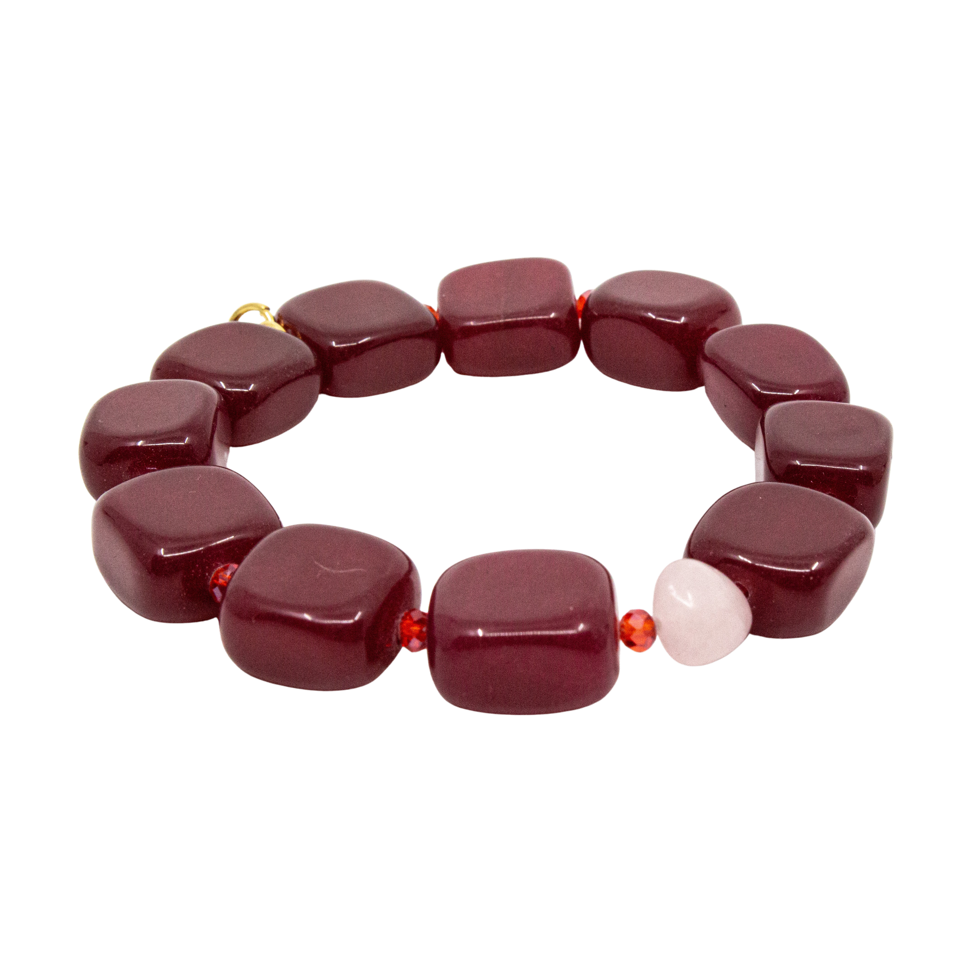 Soft Cube Armband Rosa