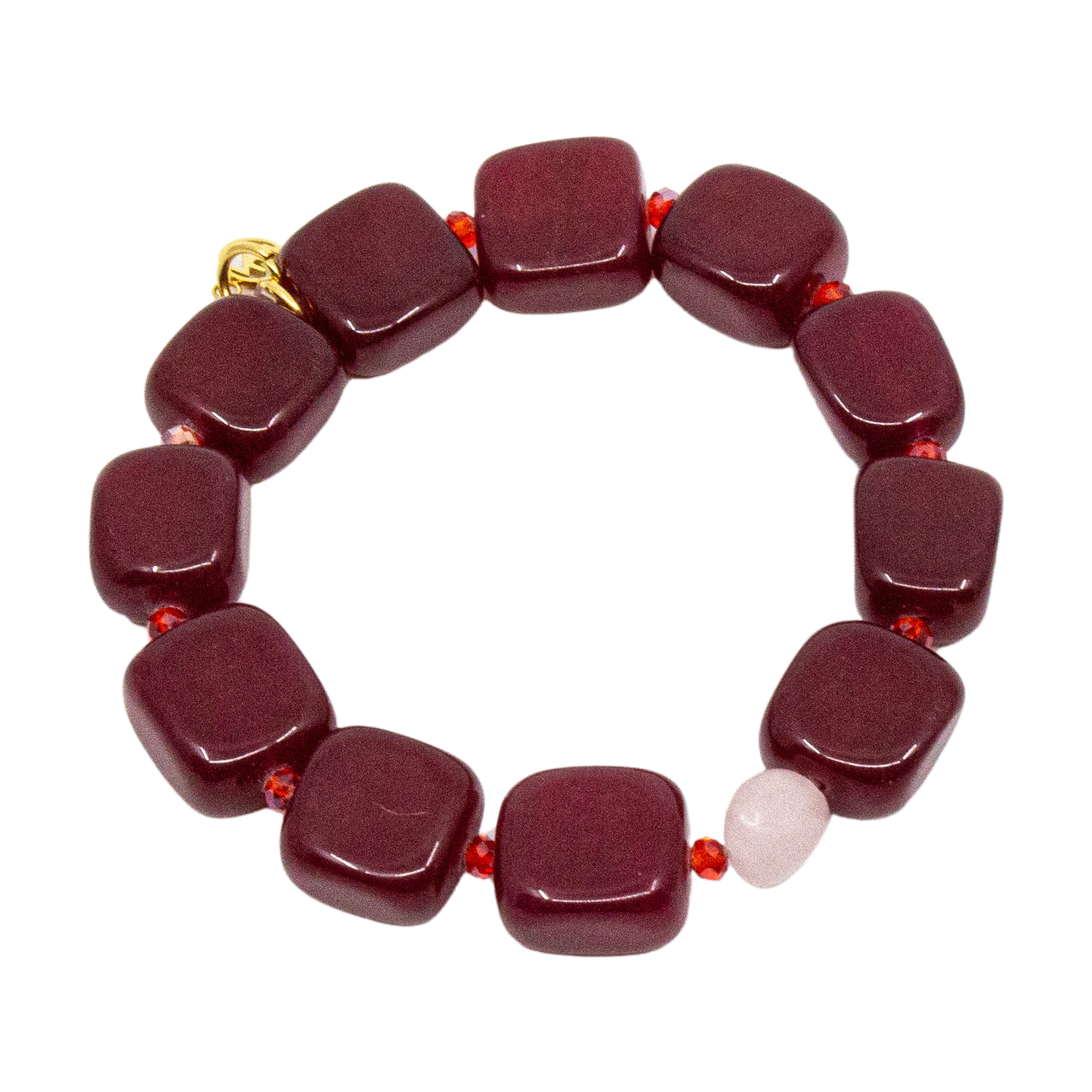Soft Cube Armband Rosa