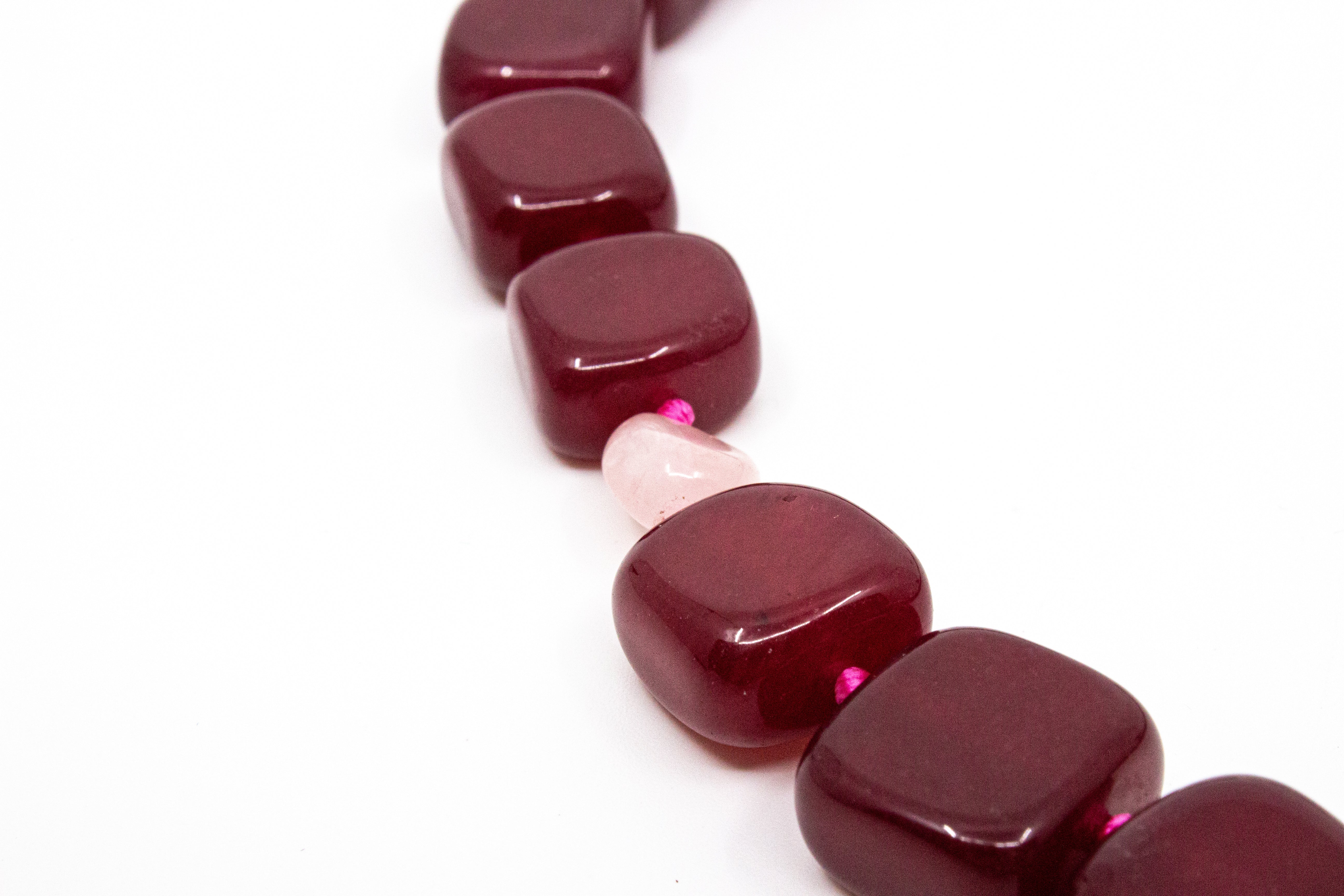 Soft Cube Halsband Rosa