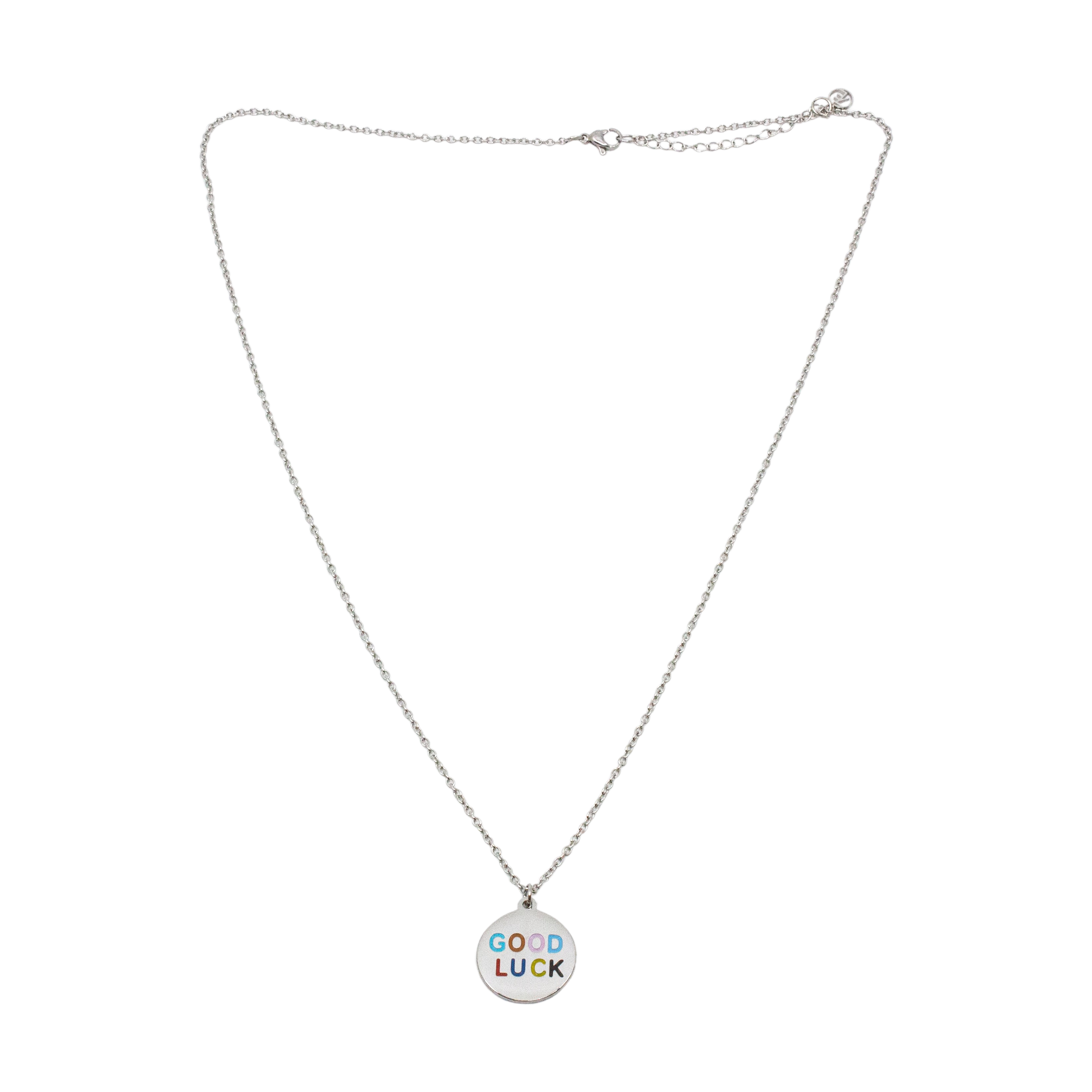 Good Luck Halsband 60cm Silver