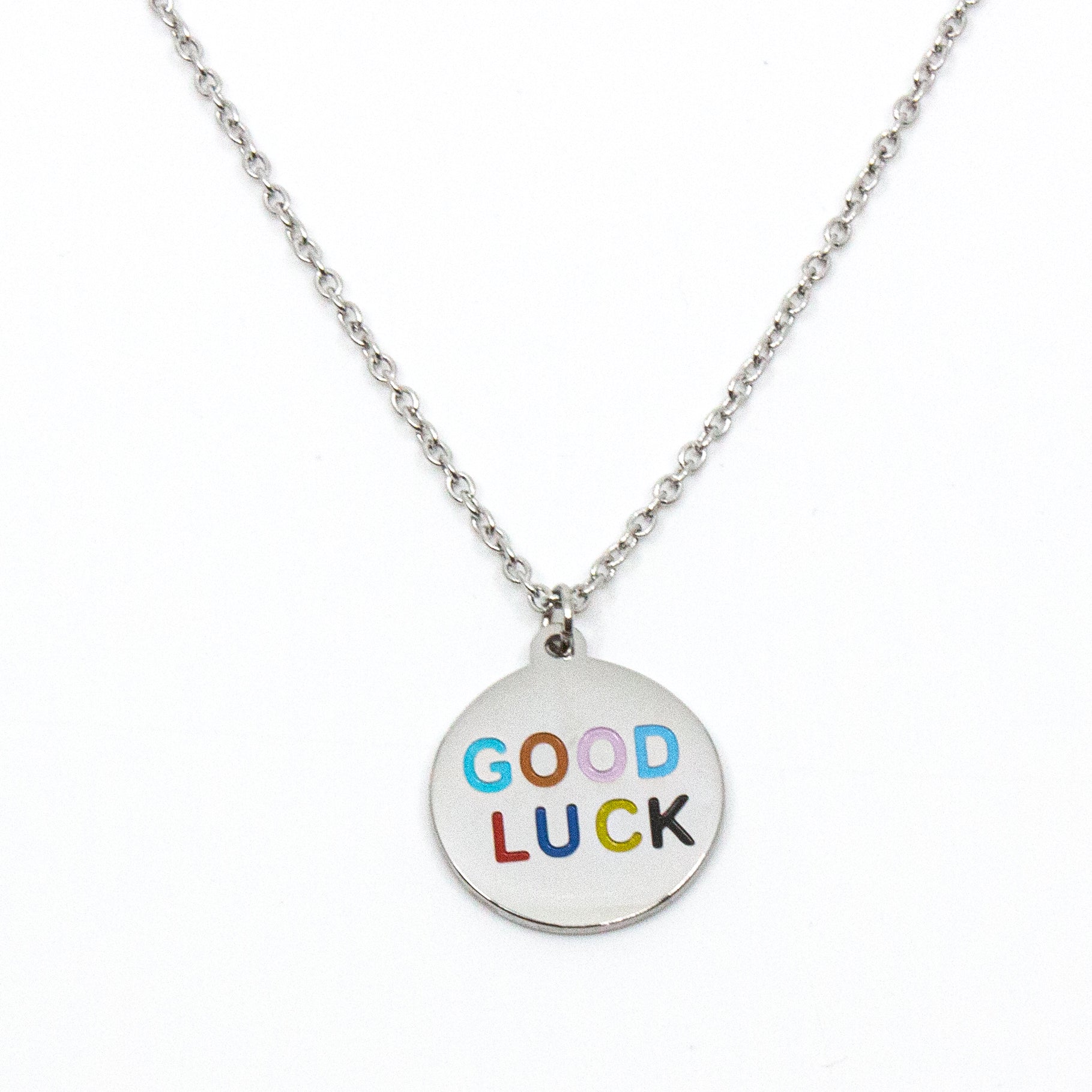 Good Luck Halsband 60cm Silver