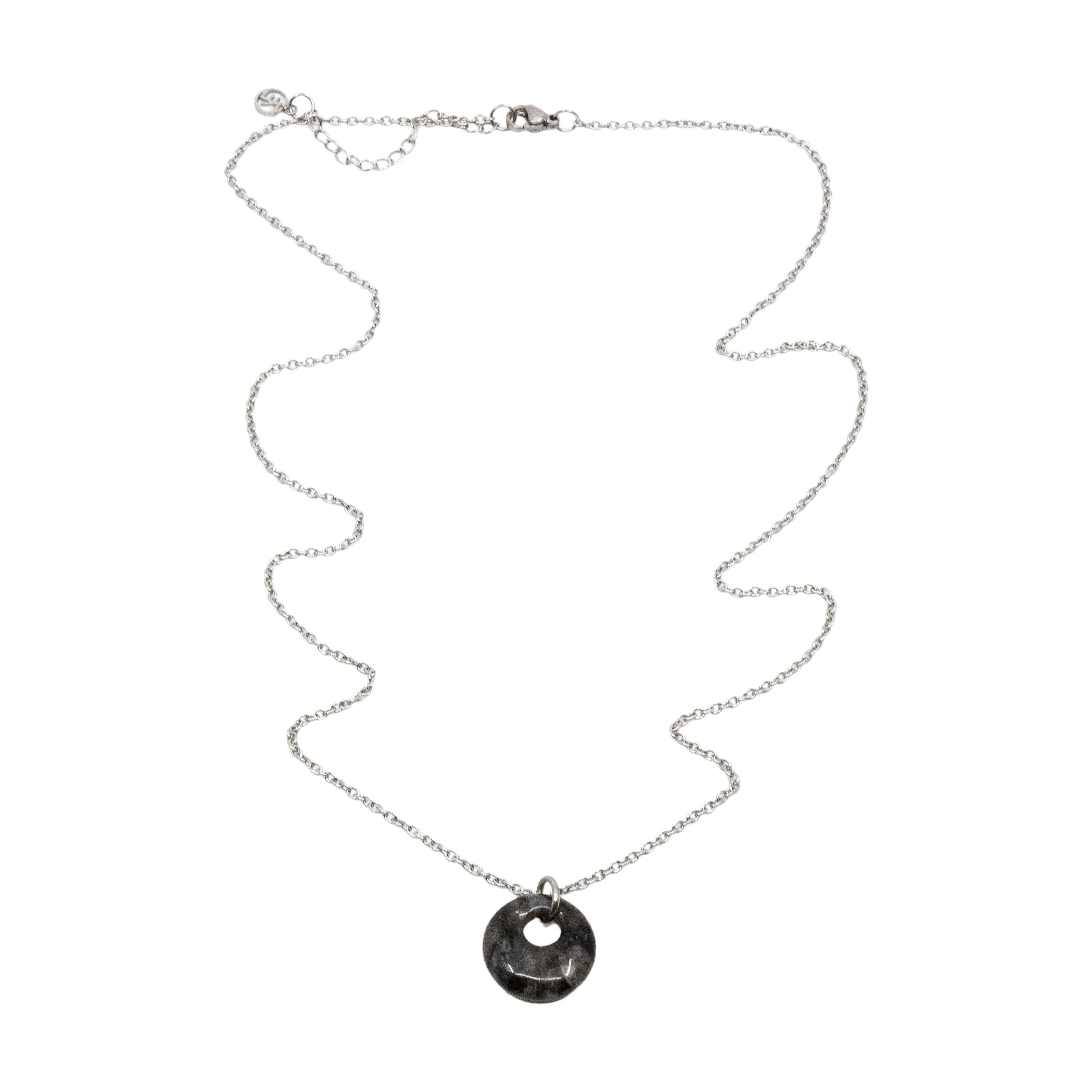 Bagel Halsband Silver Labradorite