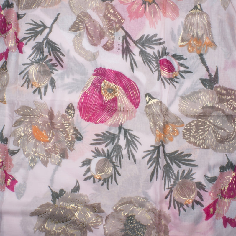 Coutance Sjal Rosa Rosa