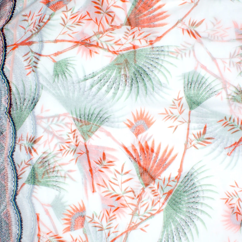 Newport Sjal Orange Multi