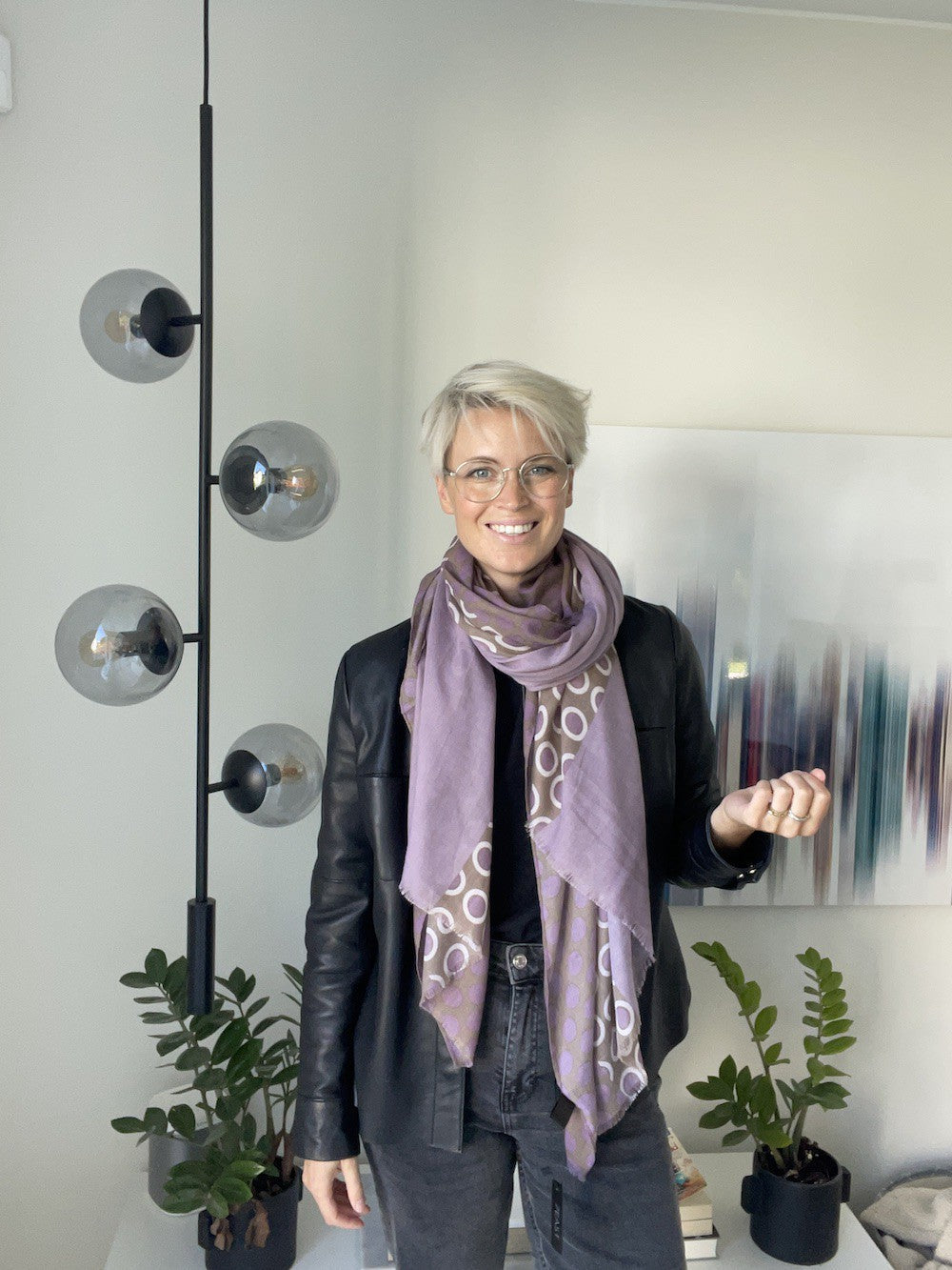 Verviers Shawl Purple