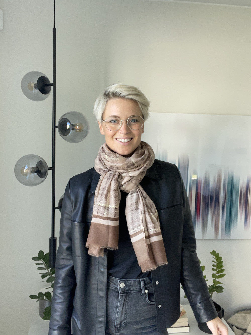 Waterloo Sjal Sand Sand