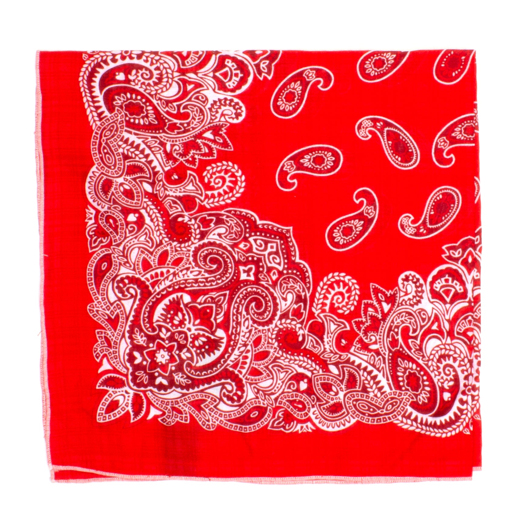 Hjerting Sjal 55x55cm Röd