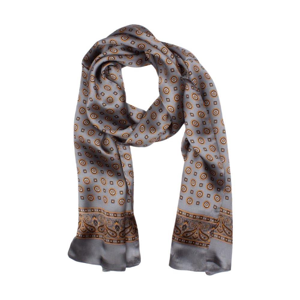 Trischen Silk Shawl Grey