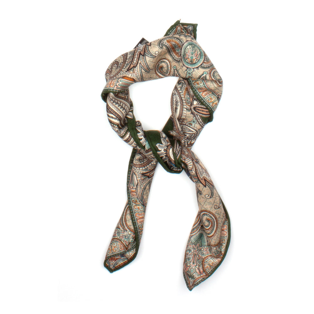 Langeoog Wool Shawl Green