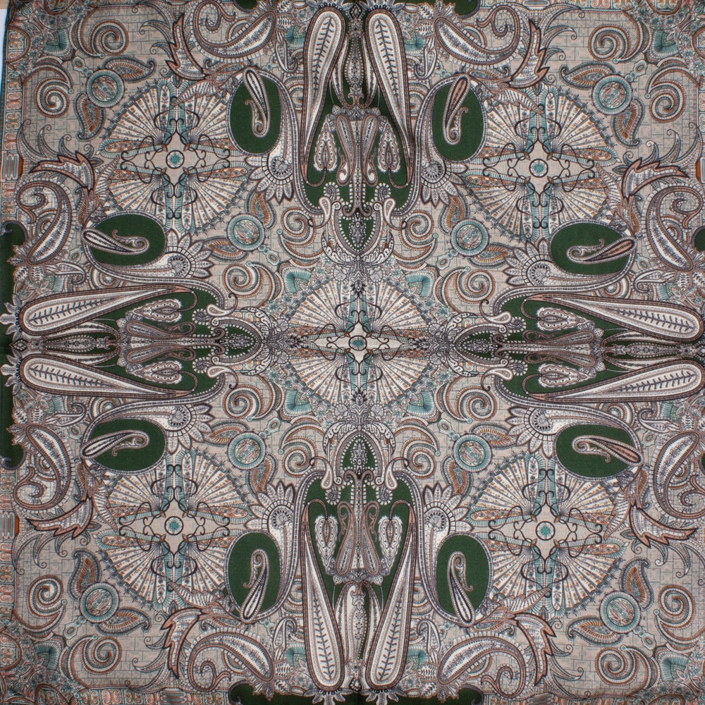 Langeoog Wool Shawl Green