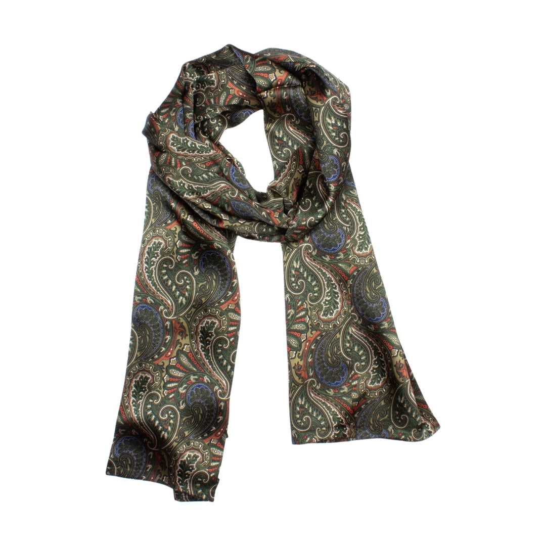 Struckum Silk Scarf Green