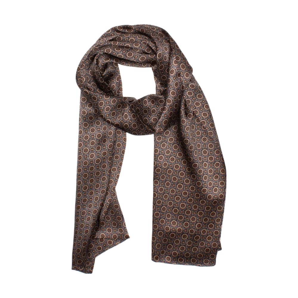Breklum Silk Shawl Grey