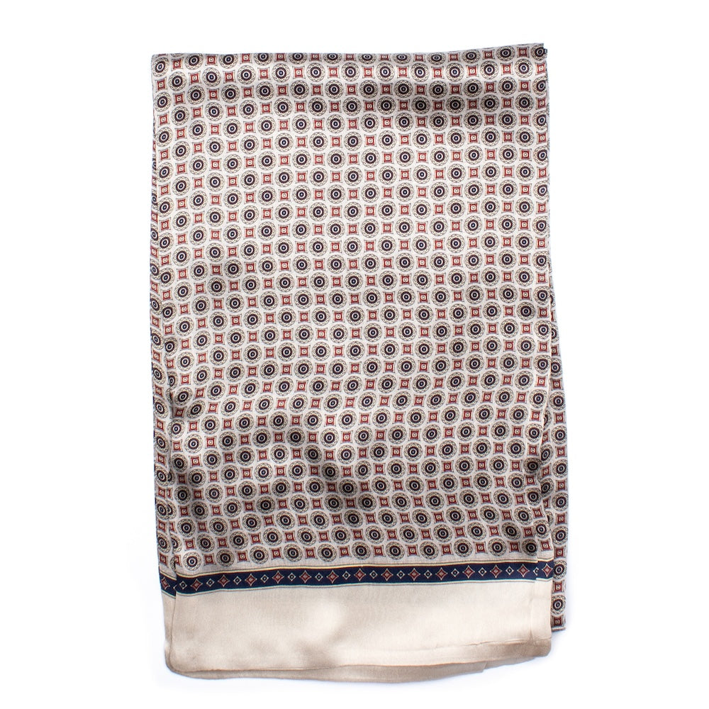 Caen Silk Scarf Sand