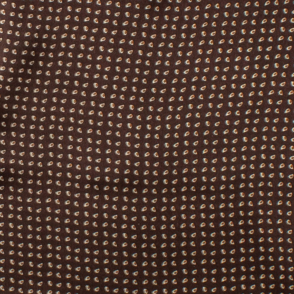 Brygge Sidensjal Brun Brun