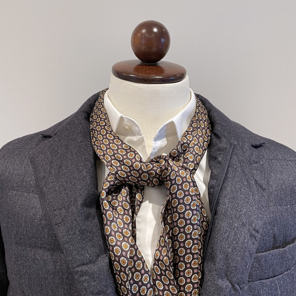 Pelt Sidensjal Brun Brun